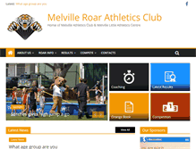 Tablet Screenshot of melvilleroar.com